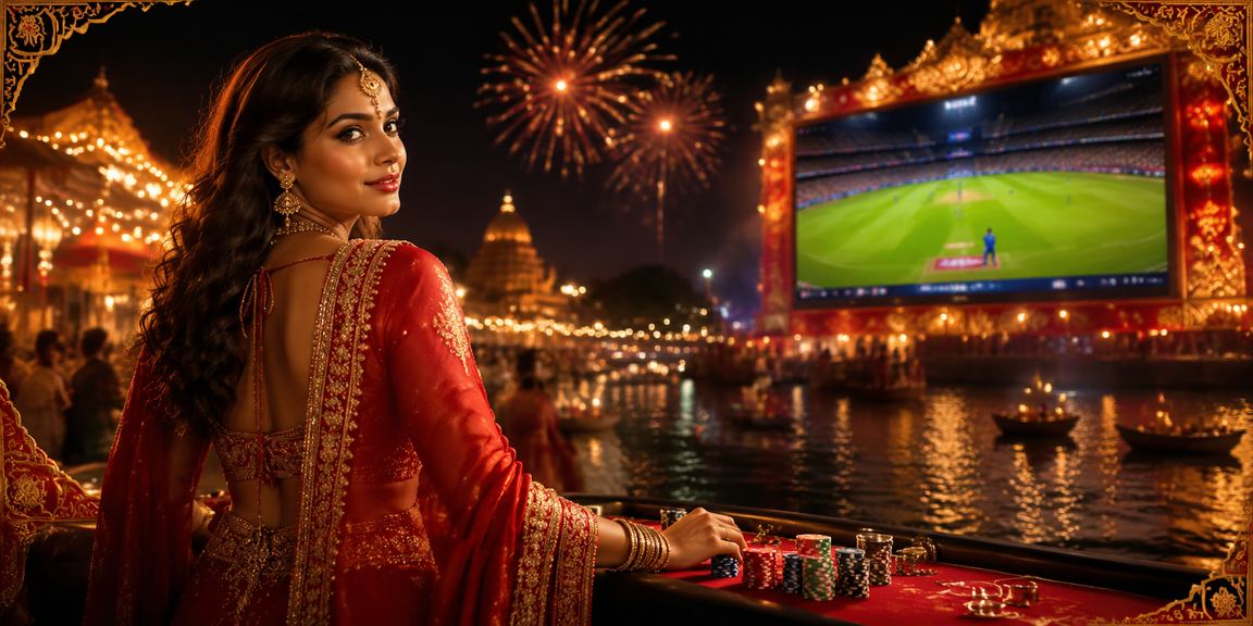 Cricket match live betting interface with red and gold accents